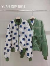 两面穿休闲棒球服，女装，依岸