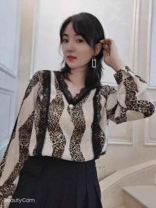 印花彷直丝,女装,赫琳娜