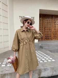 ［爱美欧］夏季新款 阔版衬衫连衣裙,女装衬衫,爱美欧