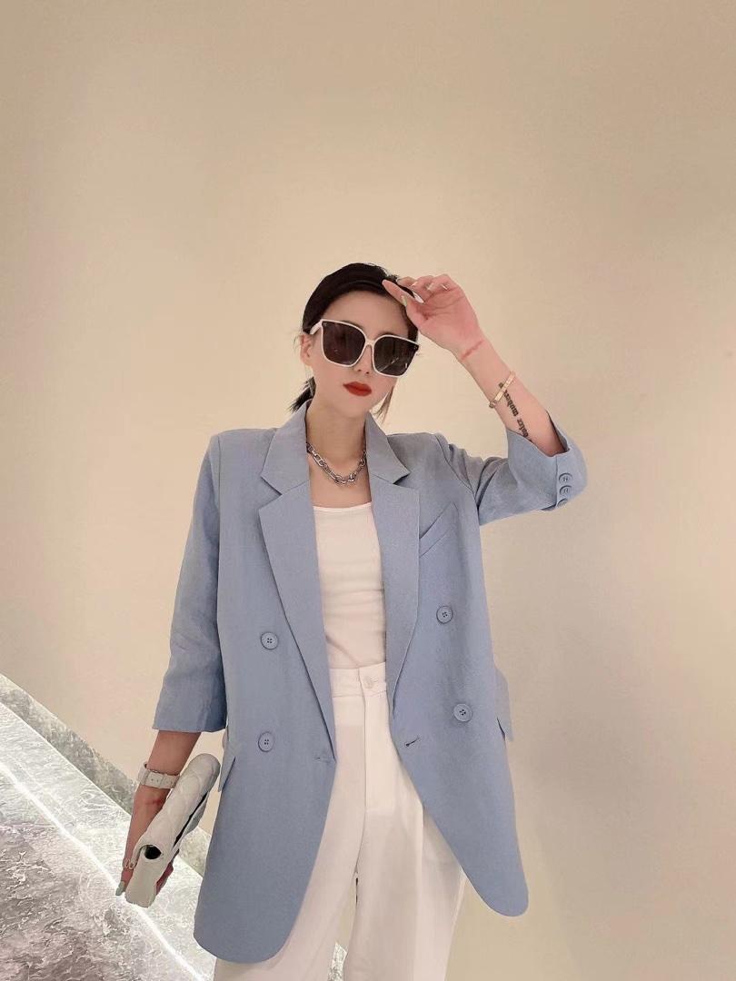 亚麻外套，女装，钱唐名店