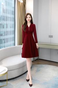 春款连衣裙,女装连衣裙,金典明美