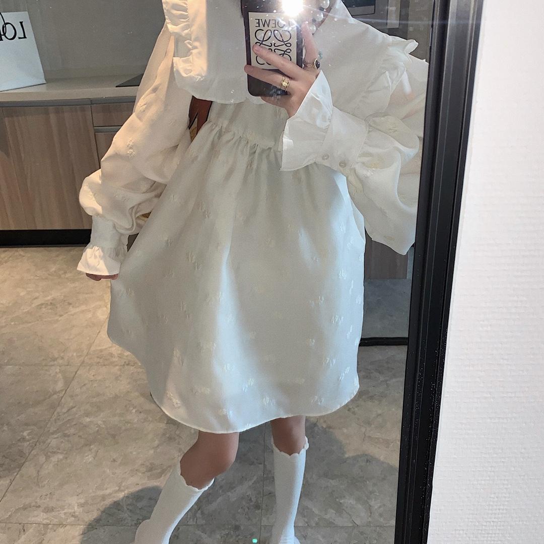 7963翻领蓬蓬裙，女装，XTZ style