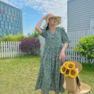 夏季新款韩版连衣裙,女装连衣裙,米壹