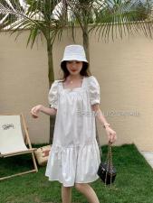 戴帽子的连衣裙，奢米丽老板娘，女装连衣裙，奢米丽
