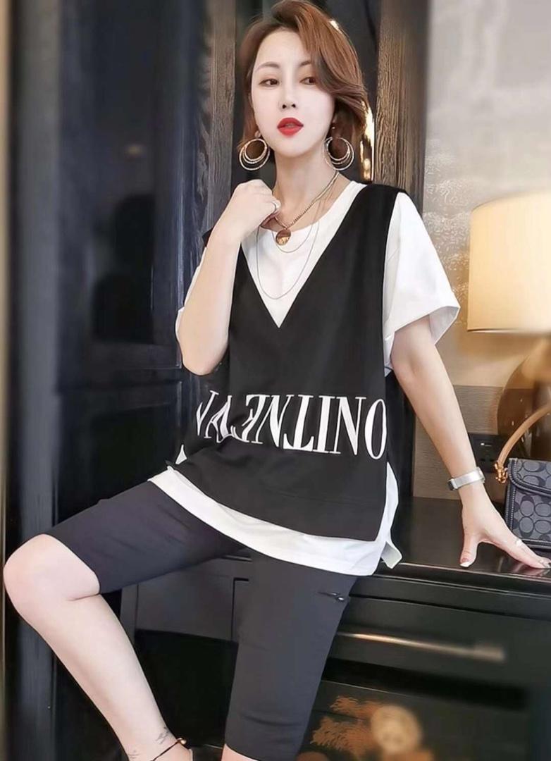 针织假两件小衫，女装，欧奢曼ST