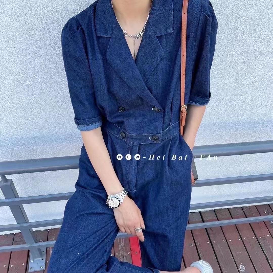 牛仔连体裤，女装连体裤，约美？