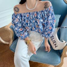 【现货】夏季花小衫，女装，玲珑秀