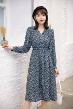 2021春新款碎花连衣裙，女装连衣裙，煊 芮 熙