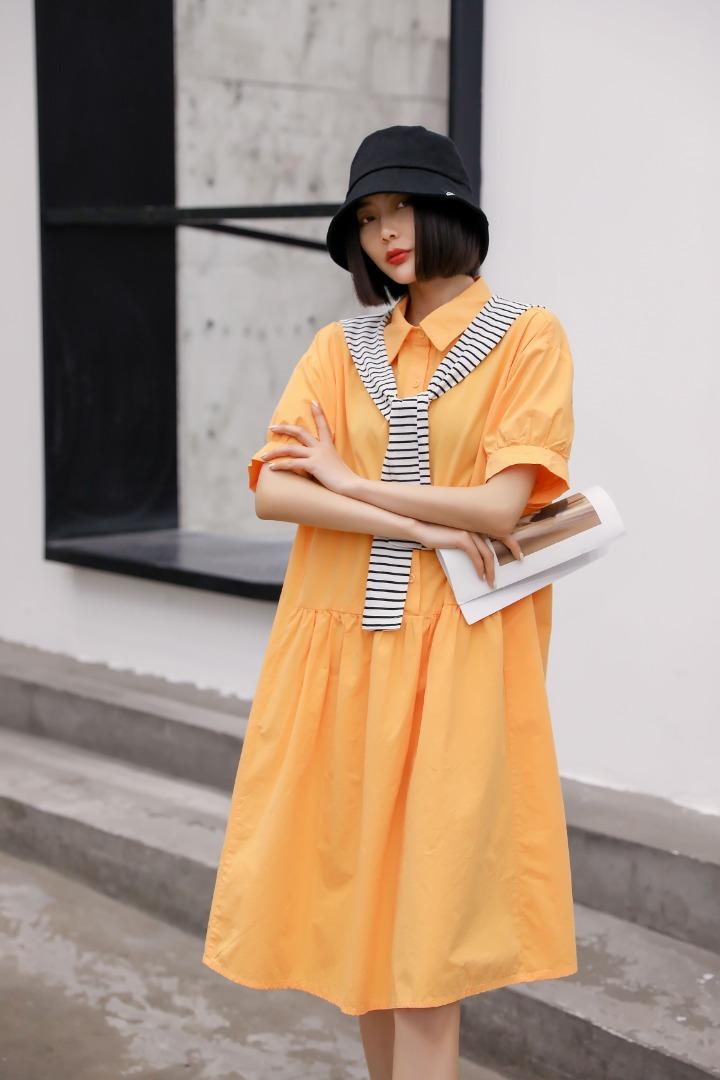 夏季新款连衣裙，女装连衣裙，哈咔