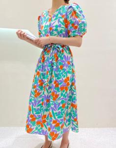 【现货】夏季新款 0151碎花连衣裙,女装连衣裙,她她蜜制