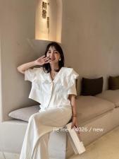夏季大翻领娃娃小外套，女装，萌蔻