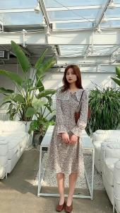 【现货】现货 春季韩版碎花连衣裙,女装连衣裙,布萱