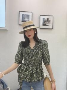 夏季碎花上衣,女装,色调轩