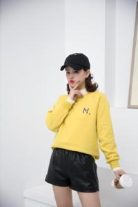 加绒加厚卫衣,女装卫衣/绒衫,米娜·丹怡
