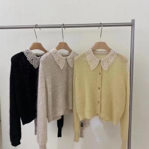 高品质马海毛羊毛两穿开衫，返单跑量款,女装,molly fits