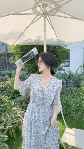 点点显示连衣裙,女装连衣裙,布萱