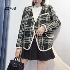 冬季新款 小香风夹棉外套,女装,琼卿格