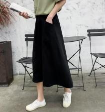 半裙水洗棉，女装半身裙，江南俏之羽