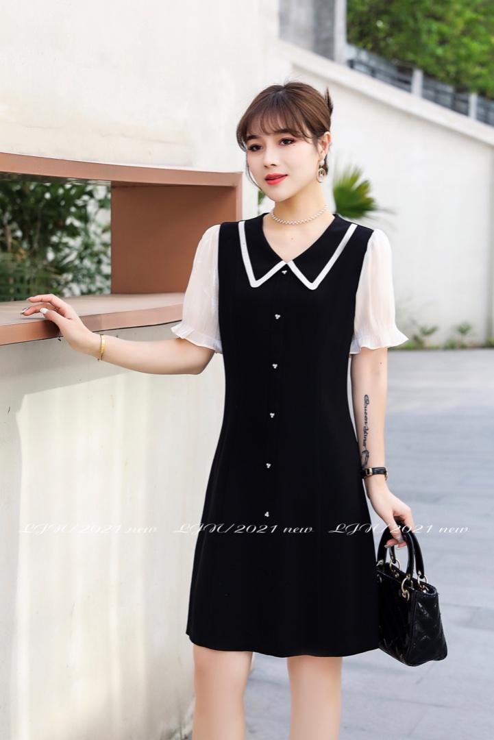 简约大气连衣裙，女装连衣裙，莲佳妮
