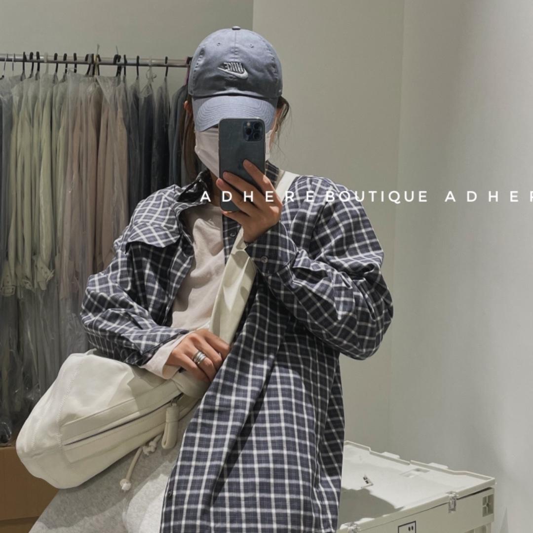 现货韩水洗棉打底衫，女装，ADHERE