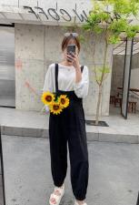 YGZ983背带裤女2021夏季新款韩版宽松休闲洋气减龄潮，女装，衣宫主