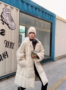 简约大版羽绒服帽子可脱卸均码.,女装羽绒服,尚映