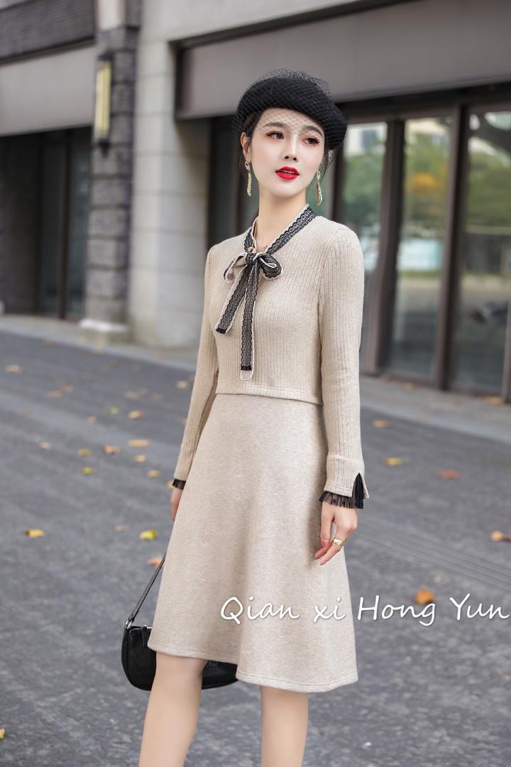 冬季打底连衣裙，女装连衣裙，千禧宏运