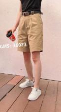 弹力彩色中裤，女装，歌玛索 GMS