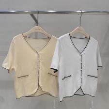 新品丝麻针织开衫，女装，BAIBIANYIYI
