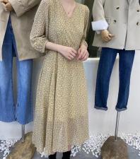 现货！碎花连衣裙，女装连衣裙，bella
