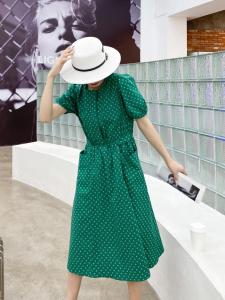 韩版碎花连衣裙,女装连衣裙,玩美