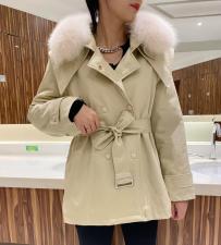 大毛领派克服，女装，泰靡