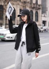春款爱心带帽开衫，女装，魅力可诗