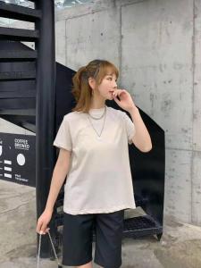 AX8010简约设计光版T,女装,L·H·X