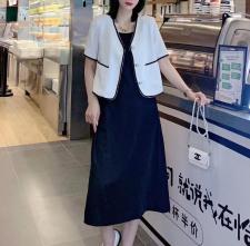 两件套连衣裙，女装连衣裙，芊辰