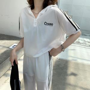 款号0608夏款休闲时尚运动套装现货,女装职业装,ciytorviar 仙度维拉