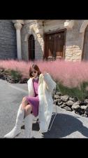 0907长款羽绒服90绒SML，女装羽绒服，尚映