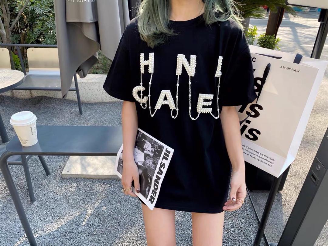 小清新大版珍珠T，女装，江南小龙女