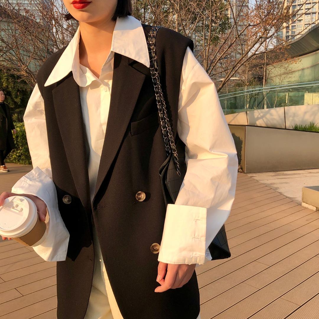 阔型马甲，女装马夹，米娜悦己