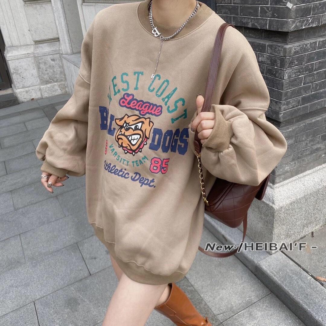 抓毛卫衣，女装卫衣/绒衫，图澜朵