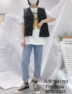 夏季 新款马甲现货,女装马夹,影白