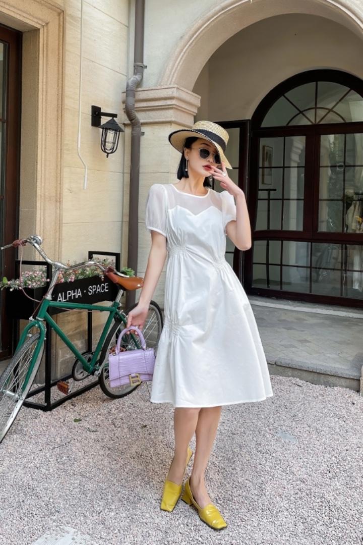 夏季新款连衣裙，女装连衣裙，蝶语