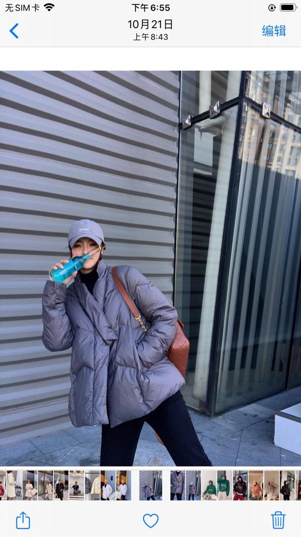 设计师款和服领羽绒服款式SML，女装羽绒服，尚映