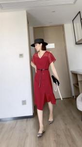 现货、醋酸高端面料，连衣裙,女装连衣裙,友一有二