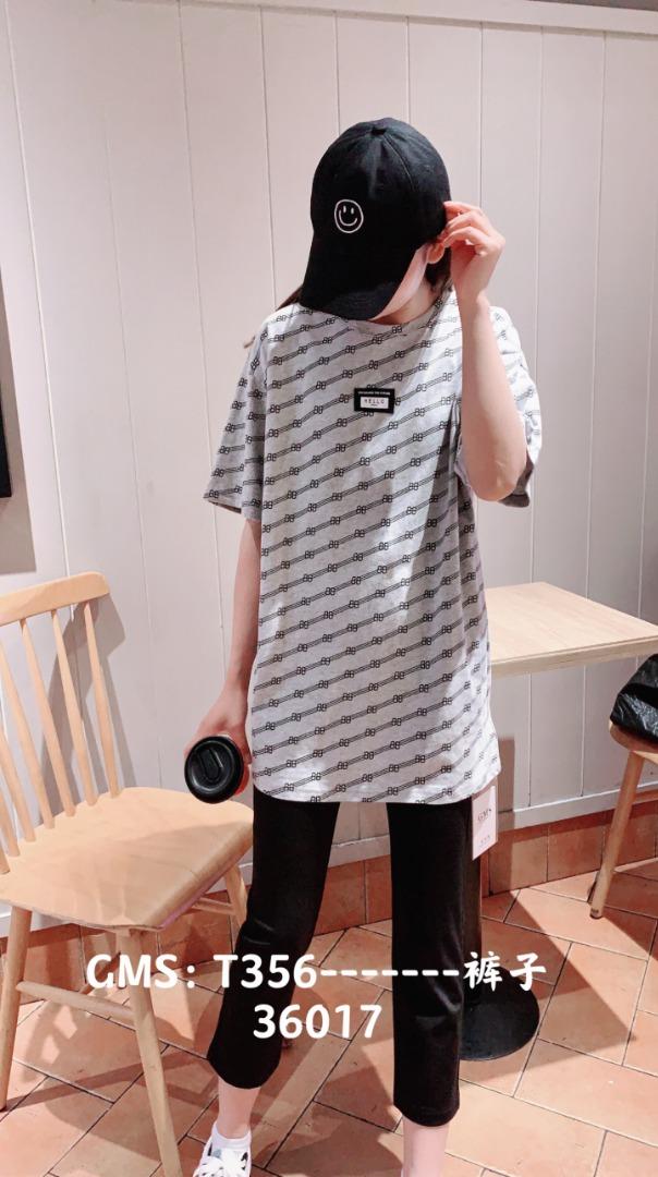 印字母T，女装，歌玛索 GMS