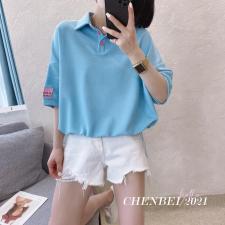 袖子标撞色卫衣，女装卫衣/绒衫，晨贝