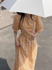 碎花连衣裙21865，女装连衣裙，More-Lee