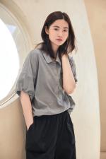 纯棉短袖，女装，with E Q