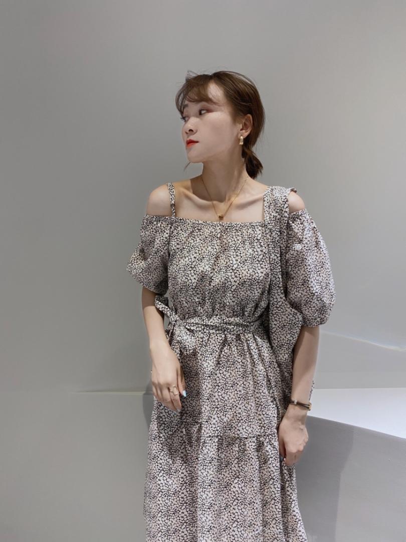 【现货】设计感花包连衣裙，女装连衣裙，驿谷