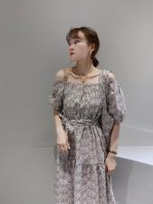 【现货】设计感花包连衣裙，女装连衣裙，驿谷
